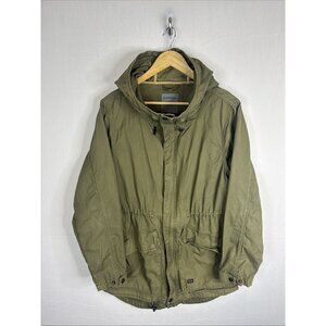 Dunderdon Hooded Jacket Olive Green Men’s M Cotton Workwear Hiking
